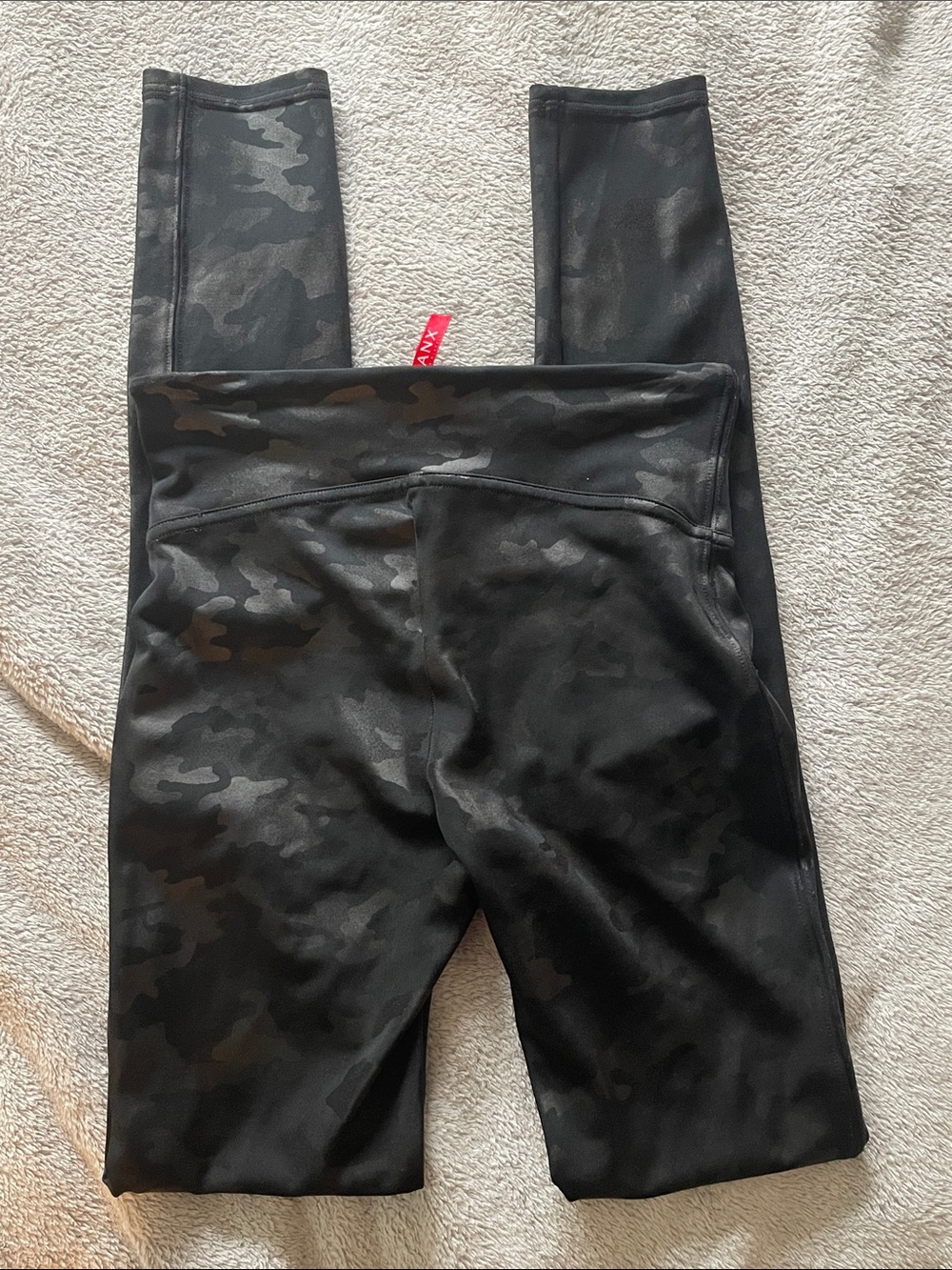 Spanx black camo leggings